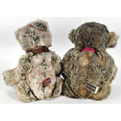 157 - Teddy Bears - x2 original Charlie Bears soft toy teddy bears comprising Mischief and Amy. Both with ... 