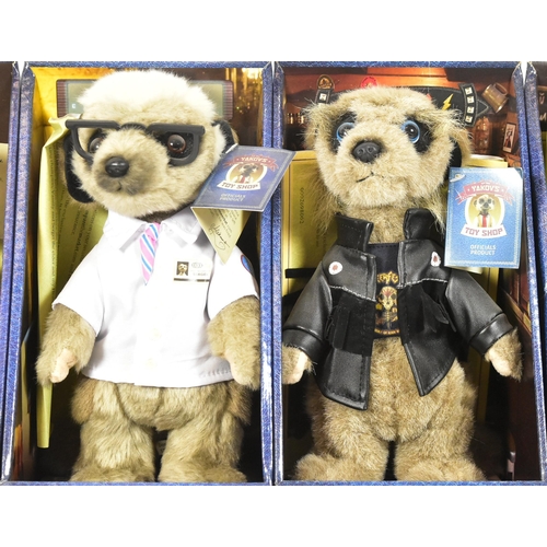 159 - Teddy Bears - a collection of x8 Yakov's soft toy Meerkats comprising; Sergei, Vassily, Maiya, Aleks... 