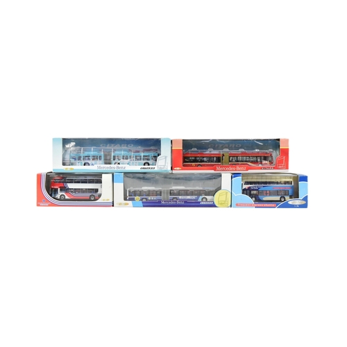 160 - Diecast - a collection of x5 Creative Master Northcord 1/76 scale diecast model buses. Assorted comp... 