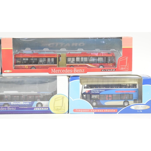 160 - Diecast - a collection of x5 Creative Master Northcord 1/76 scale diecast model buses. Assorted comp... 