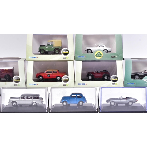 161 - Diecast - a collection of x17 original 1/76 scale Oxford Diecast model cars to include; Aston Martin... 