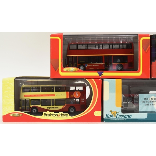 175 - Diecast - a collection of x5 Creative Master Northcord 1/76 scale diecast model buses. Assorted comp... 