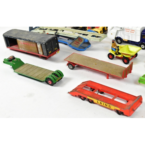 176 - Diecast - a collection of assorted vintage diecast model cars and haulage vehicles. Largely Corgi Ma... 