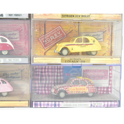 199 - Diecast - a collection of 10 vintage Norev made 1/43 scale boxed diecast model Citroen cars. Boxed m... 