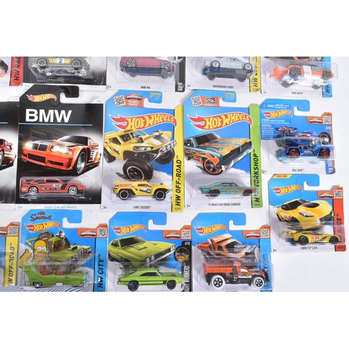 21 - Hot Wheels - Mattel - a collection of x20 assorted 2010s Mattel made HotWheels carded diecast models... 