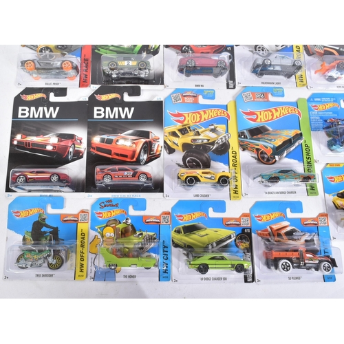 21 - Hot Wheels - Mattel - a collection of x20 assorted 2010s Mattel made HotWheels carded diecast models... 