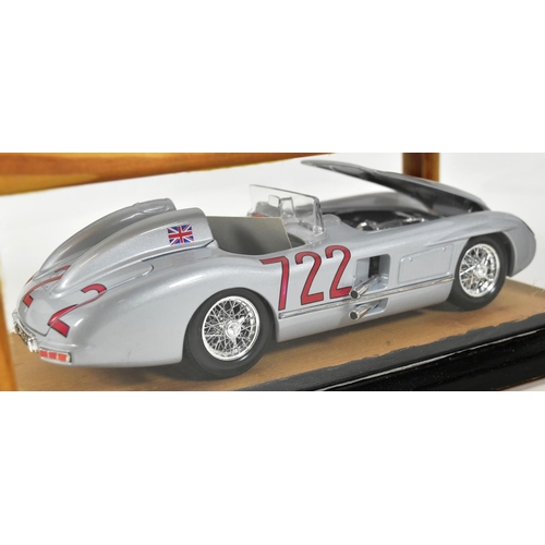 212 - Diecast - a 1/18 scale Burago diecast model of Stirling Moss's 1955 Mercedes-Benz 300 SLR M.M car wi... 