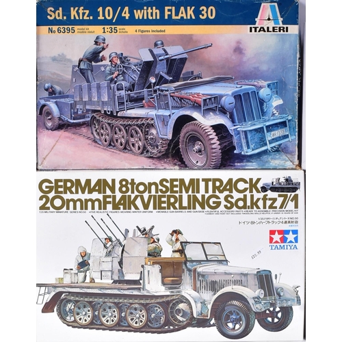 231 - Model Kits - a collection of x6 assorted 1/35 scale plastic model kits of Military interest to inclu... 