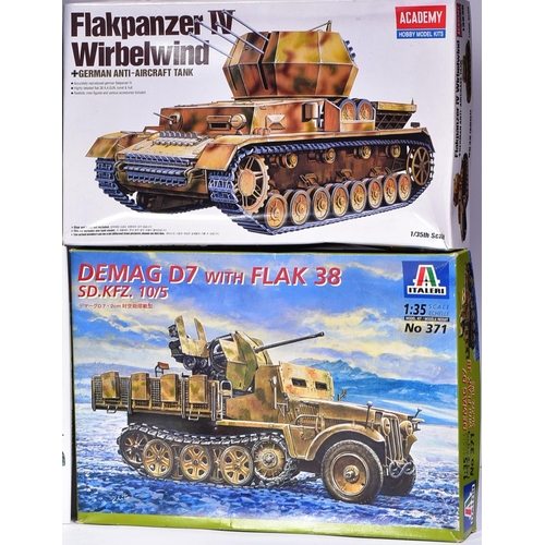 231 - Model Kits - a collection of x6 assorted 1/35 scale plastic model kits of Military interest to inclu... 