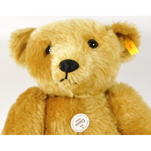 24 - Teddy Bear - a large German Steiff made Classic Series soft toy teddy bear 000256 Classic 1906 repli... 