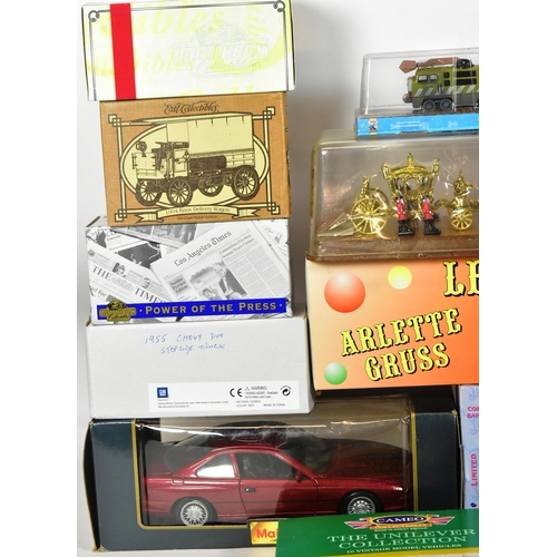 240 - Diecast - a collection of x15 assorted boxed diecast models. To include: Matchbox Heritage Horse Dra... 