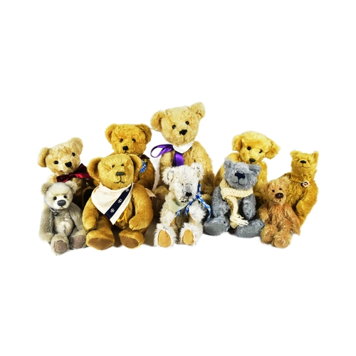 241 - Teddy Bears - a collection of x10 assorted soft toy teddy bears to include Deans Rag Book, Steiner B... 