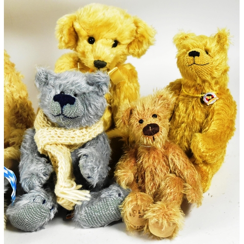 241 - Teddy Bears - a collection of x10 assorted soft toy teddy bears to include Deans Rag Book, Steiner B... 