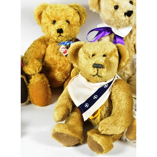 241 - Teddy Bears - a collection of x10 assorted soft toy teddy bears to include Deans Rag Book, Steiner B... 