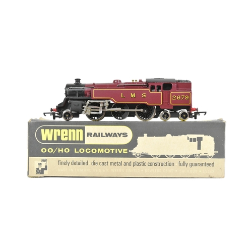 242 - Model Railway - a vintage Wrenn OO gauge model railway trainset locomotive engine, no. W2219 2-6-4 t... 