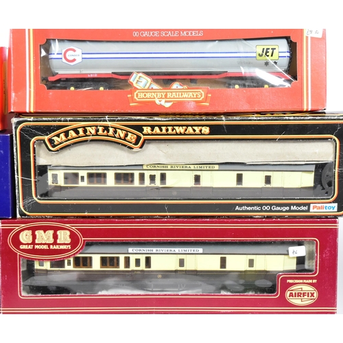 244 - Model Railway - a collection of boxed OO gauge model railway rolling stock, coaches and carriages co... 