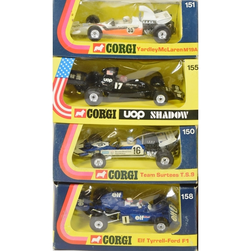 26 - Diecast - collection of assorted diecast F1 Formula One racing / rally cars. Largely Corgi examples ... 