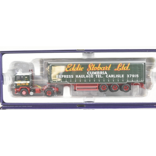 28 - Diecast - x2 original Corgi Hauliers of Renown 1/50 scale boxed Eddie Stobart diecast model trucks /... 