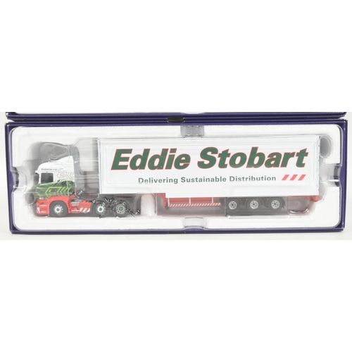 28 - Diecast - x2 original Corgi Hauliers of Renown 1/50 scale boxed Eddie Stobart diecast model trucks /... 