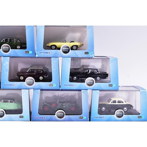 29 - Diecast - a collection of x15 original 1/76 scale Oxford Diecast model cars to include; Austin A40, ... 