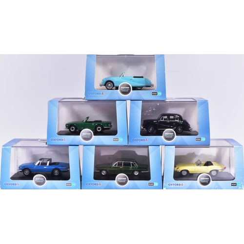 29 - Diecast - a collection of x15 original 1/76 scale Oxford Diecast model cars to include; Austin A40, ... 