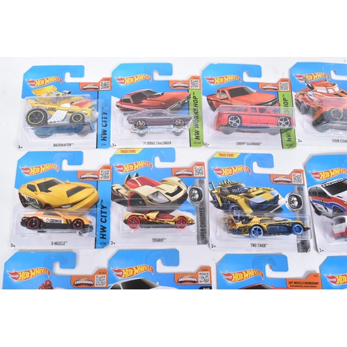 34 - Hot Wheels - Mattel - a collection of x20 assorted 2010s Mattel made HotWheels carded diecast models... 