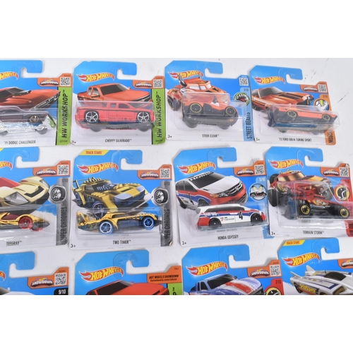 34 - Hot Wheels - Mattel - a collection of x20 assorted 2010s Mattel made HotWheels carded diecast models... 