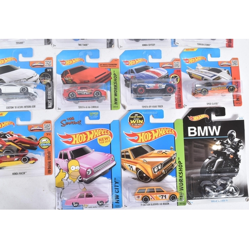 34 - Hot Wheels - Mattel - a collection of x20 assorted 2010s Mattel made HotWheels carded diecast models... 