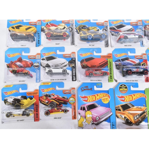 34 - Hot Wheels - Mattel - a collection of x20 assorted 2010s Mattel made HotWheels carded diecast models... 