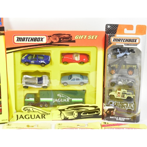 36 - Diecast - a collection of vintage Matchbox diecast model cars to include multipacks, gift sets and c... 