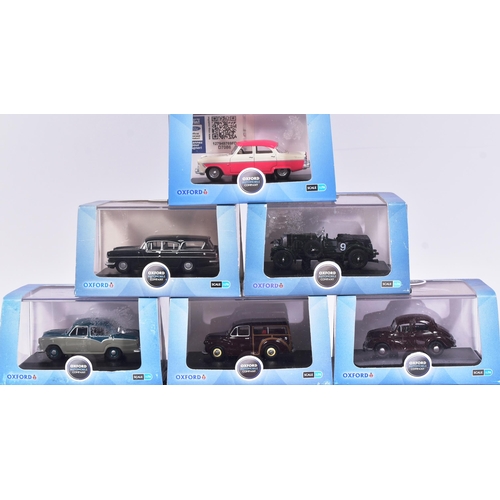 37 - Diecast - a collection of x15 original 1/76 scale Oxford Diecast model cars to include; Ford Zodiac ... 