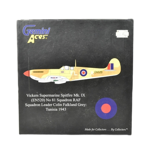 377 - Diecast - an original Gemini Aces 1/72 scale boxed diecast model of a Vickers Supermarine Spitfire M... 