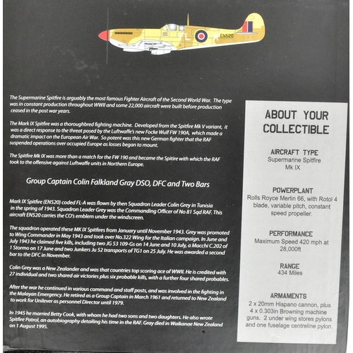 377 - Diecast - an original Gemini Aces 1/72 scale boxed diecast model of a Vickers Supermarine Spitfire M... 