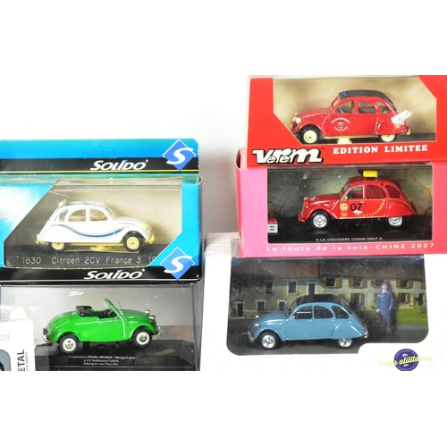 47 - Diecast - a collection of assorted boxed diecast model Citroen cars of various scales and makers to ... 