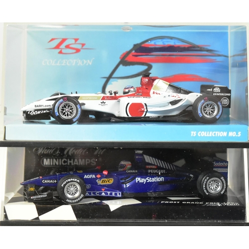 48 - Diecast - a collection of Minichamps 1/43 scale diecast Formula One racing cars to include; Benetton... 