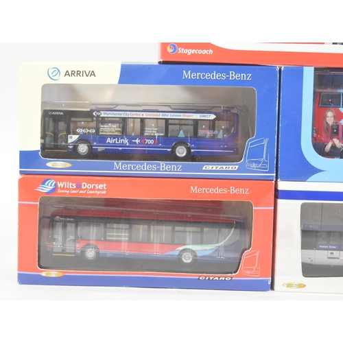 5 - Diecast - a collection of x5 Creative Master Northcord 1/76 scale diecast model buses. Assorted comp... 