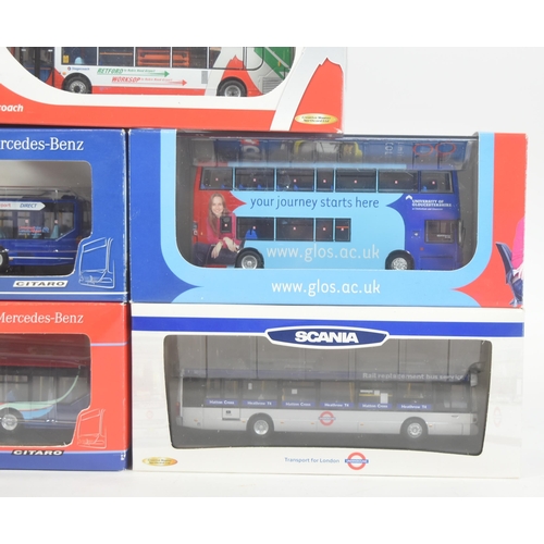 5 - Diecast - a collection of x5 Creative Master Northcord 1/76 scale diecast model buses. Assorted comp... 