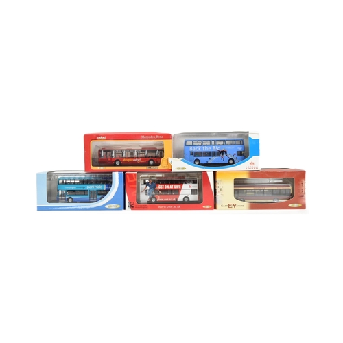 55 - Diecast - a collection of x5 Creative Master Northcord 1/76 scale diecast model buses. Assorted comp... 