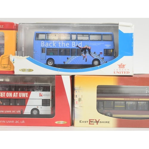 55 - Diecast - a collection of x5 Creative Master Northcord 1/76 scale diecast model buses. Assorted comp... 