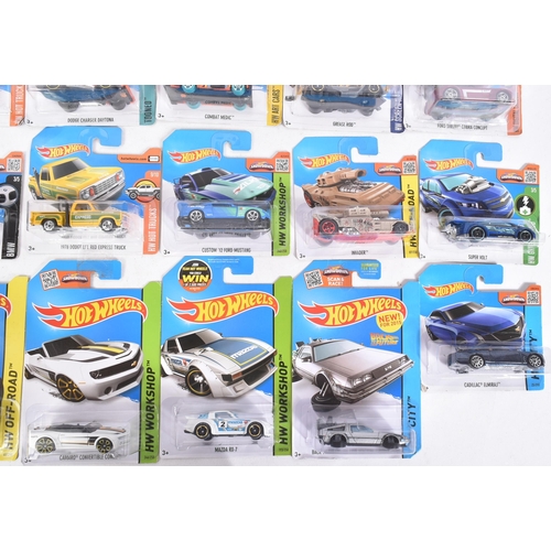 62 - Hot Wheels - Mattel - a collection of x20 assorted 2010s Mattel made HotWheels carded diecast models... 