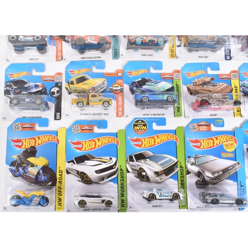 62 - Hot Wheels - Mattel - a collection of x20 assorted 2010s Mattel made HotWheels carded diecast models... 