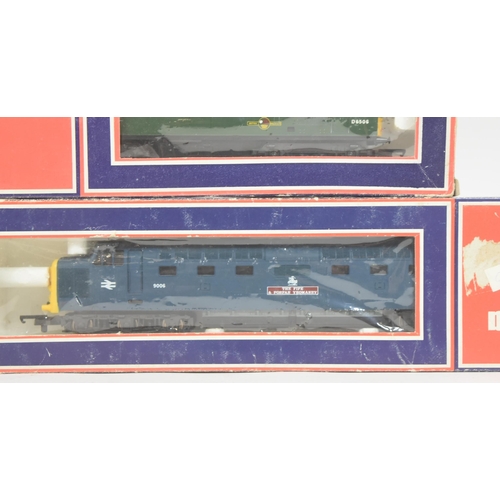 64 - Model Railway - a collection of x4 Lima made OO gauge model railway trainset locomotive engines comp... 