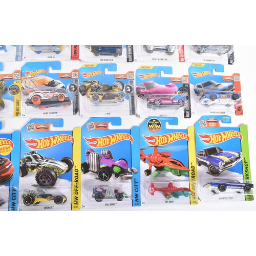 74 - Hot Wheels - Mattel - a collection of x20 assorted 2010s Mattel made HotWheels carded diecast models... 