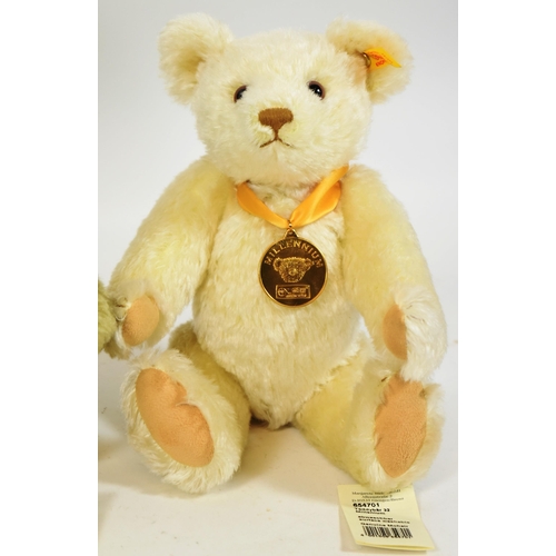 77 - Teddy Bears - a collection of x3 German Steiff made soft toy teddy bears comprising 654466 Spring Be... 