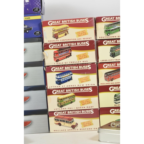 83 - Diecast - a collection of Atlas Edition boxed diecast models comprising Classic Coaches, British Pol... 