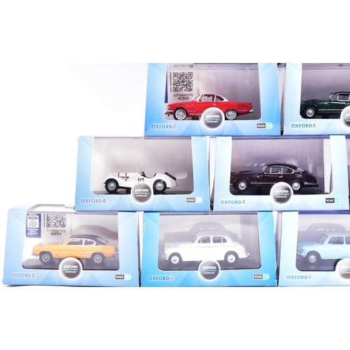 84 - Diecast - a collection of x15 original 1/76 scale Oxford Diecast model cars to include; Morris 6 MS,... 