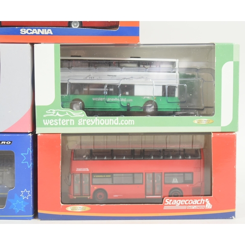 85 - Diecast - a collection of x5 Creative Master Northcord 1/76 scale diecast model buses. Assorted comp... 