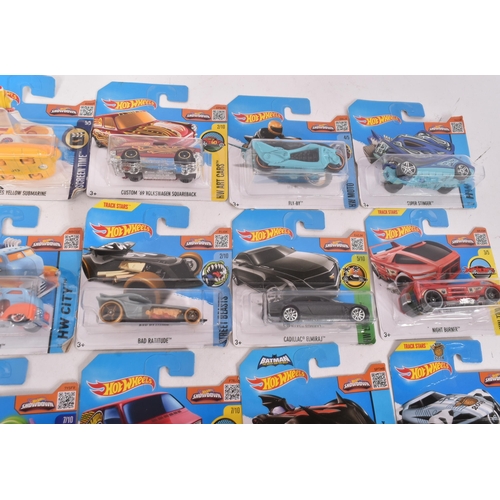 88 - Hot Wheels - Mattel - a collection of x20 assorted 2010s Mattel made HotWheels carded diecast models... 