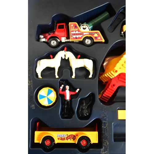 89 - Diecast - an original vintage Corgi Jean Richard Circus diecast playset. The set containing diecast ... 