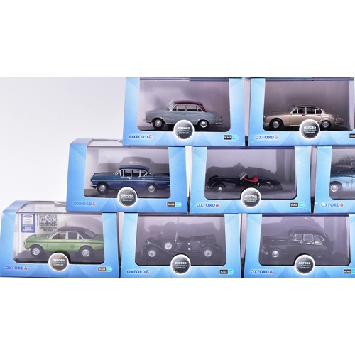 9 - Diecast - a collection of x15 original 1/76 scale Oxford Diecast model cars to include; Series II Ja... 